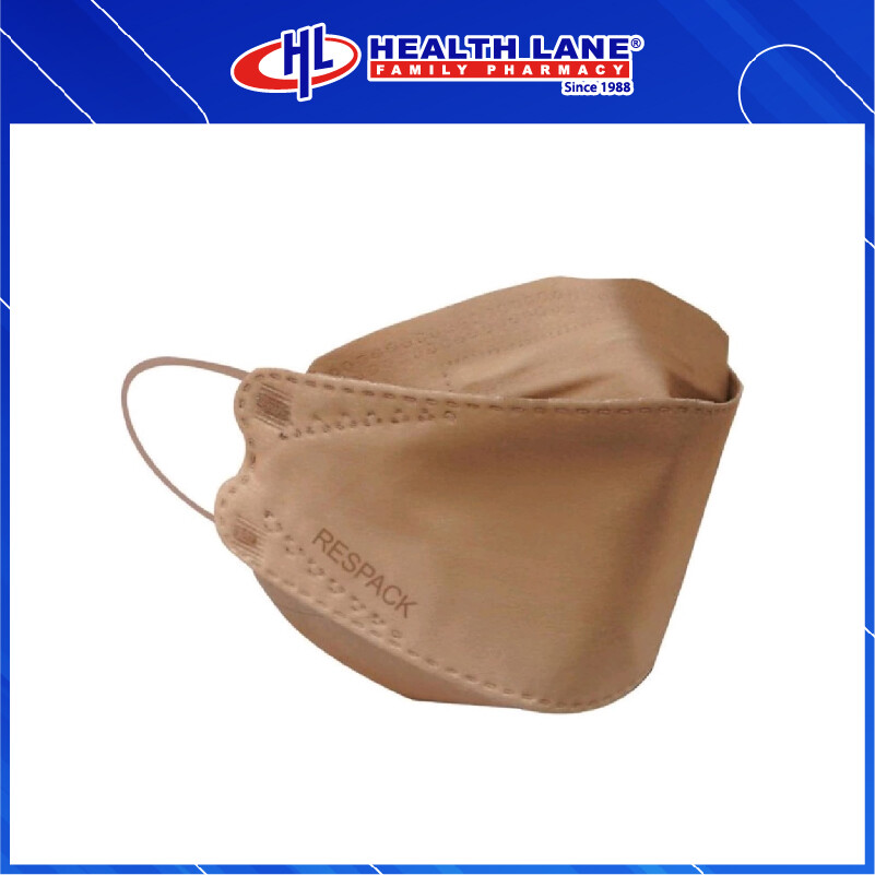 RESPACK  MASK MUKA 4PLY KF94 EARLOOP- BROWN (20'S)